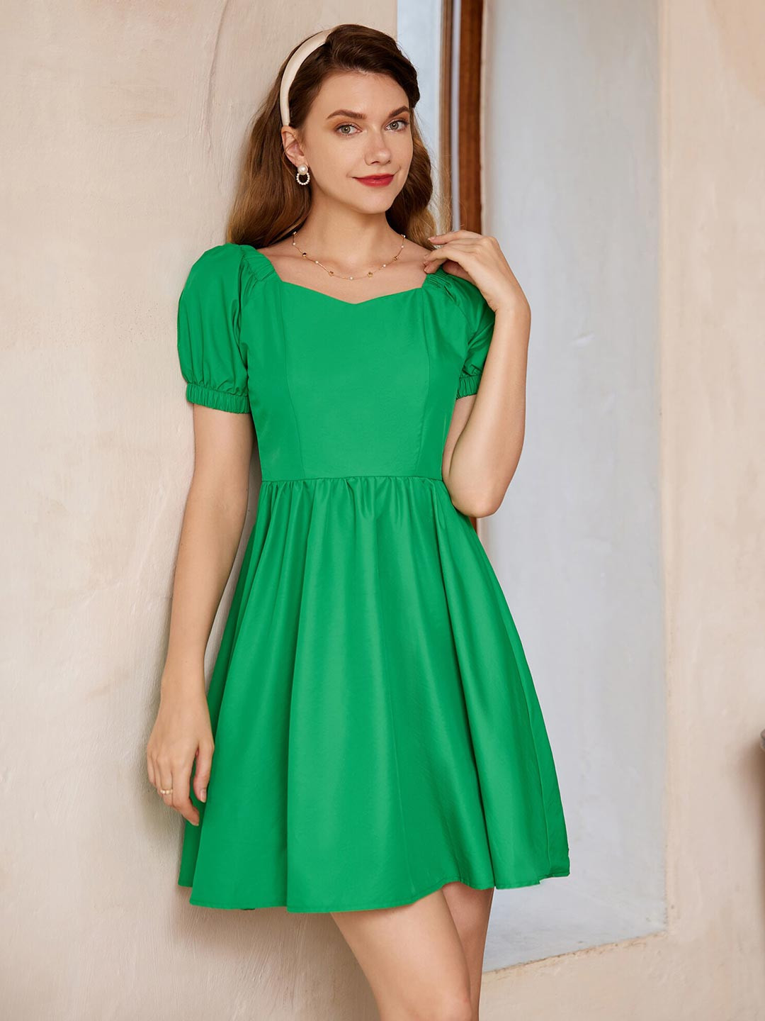 

URBANIC Green Dress