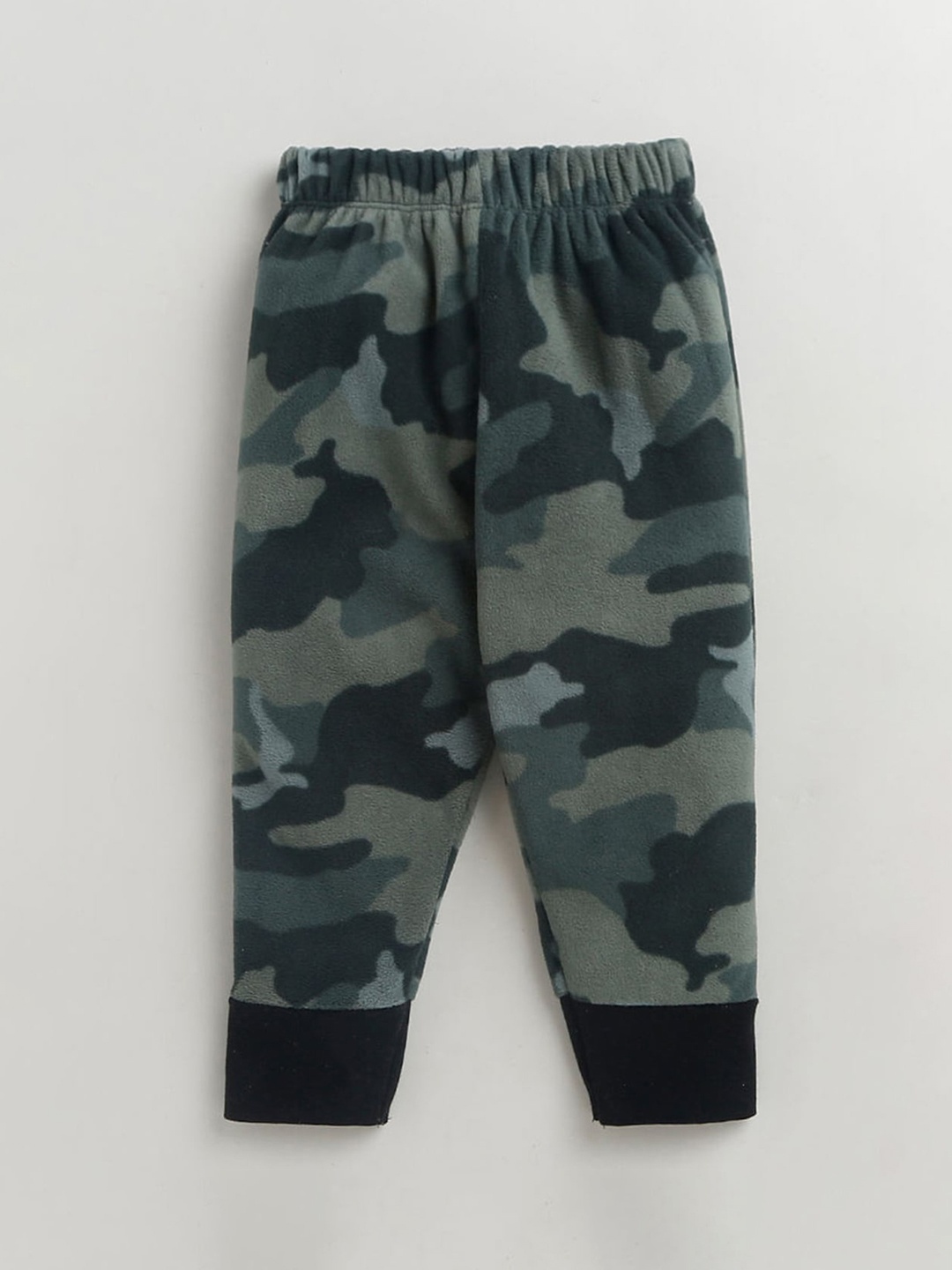 

Hopscotch Boys Grey & Black Printed Joggers