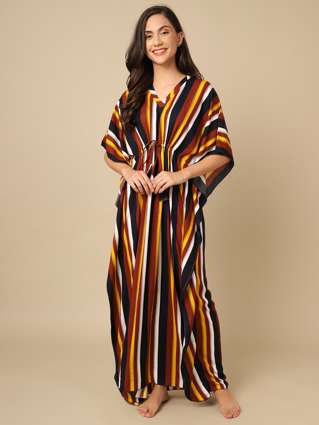 

Boston Club Black Printed Maxi Nightdress