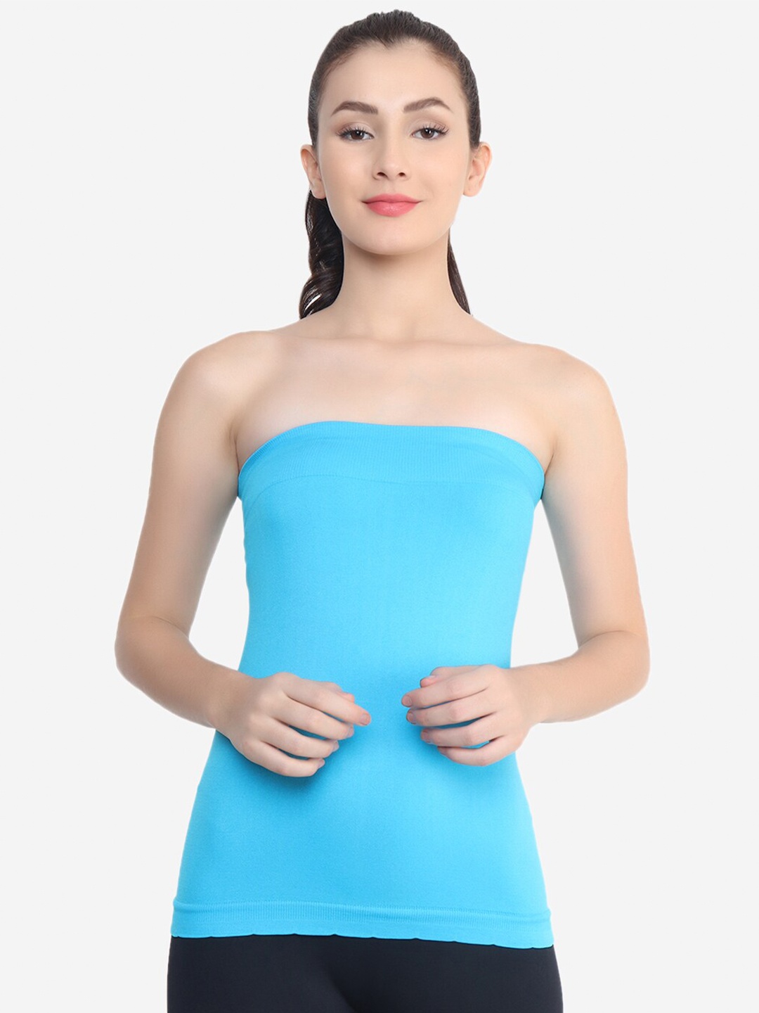 

Evalona Blue Tube Top