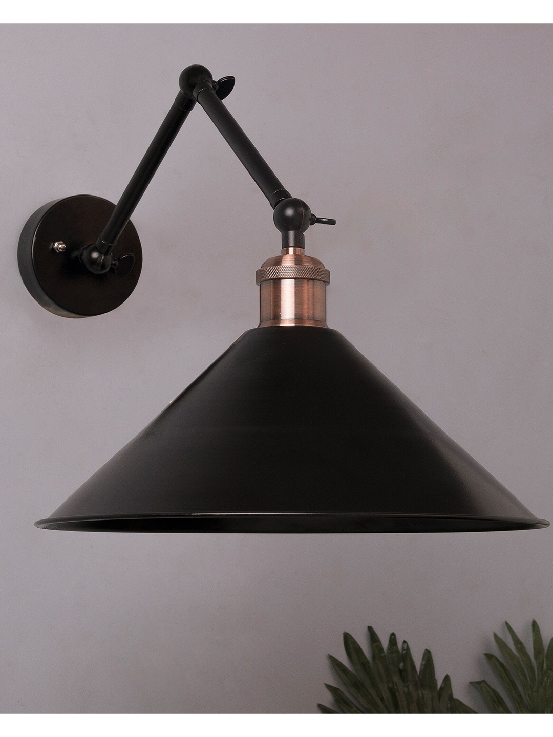 

Homesake Black Solid Handcrafted Wall Lamps