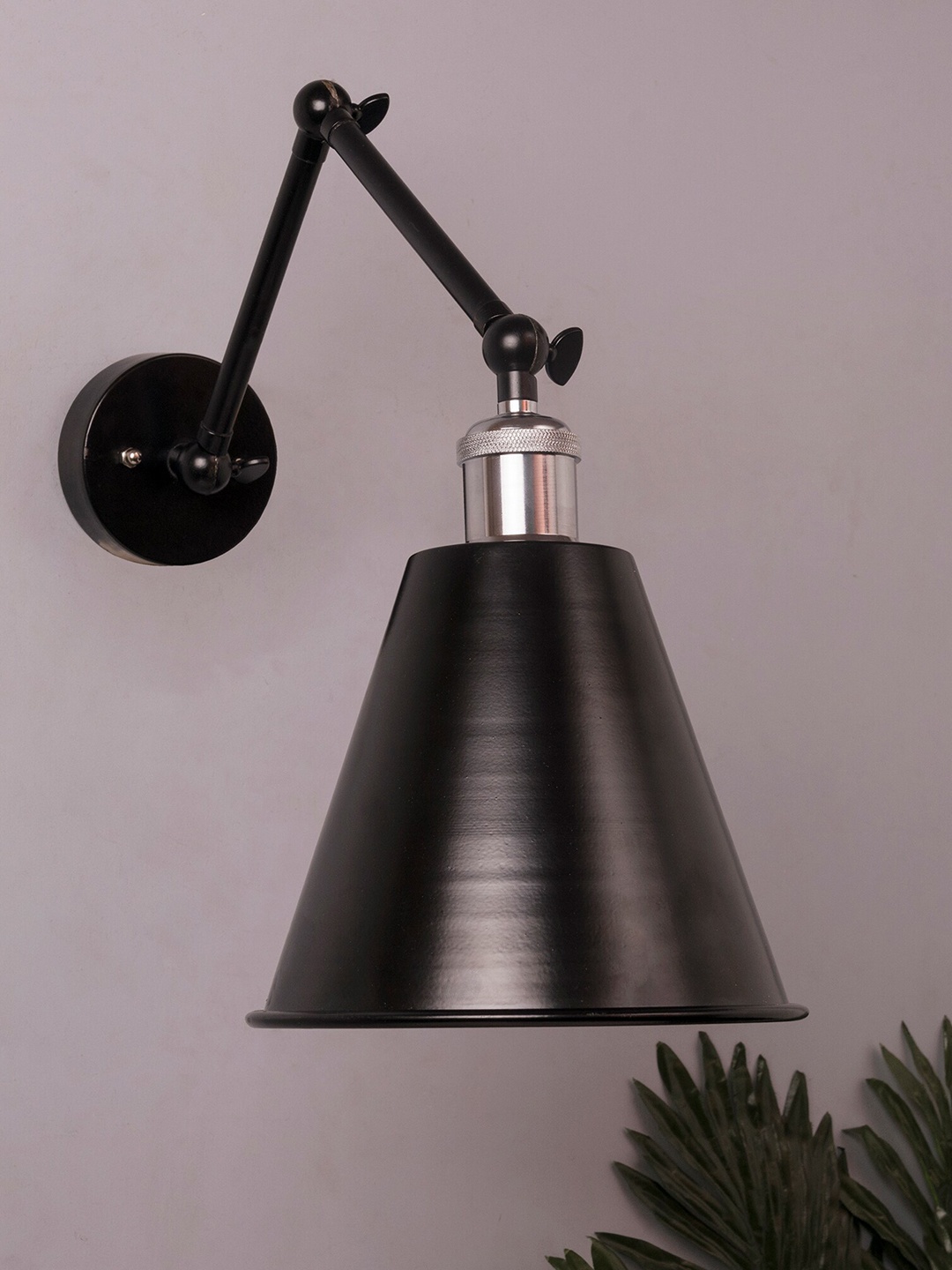 

Homesake Nickel Edison Black 360 Guard Shade Wall Lamp