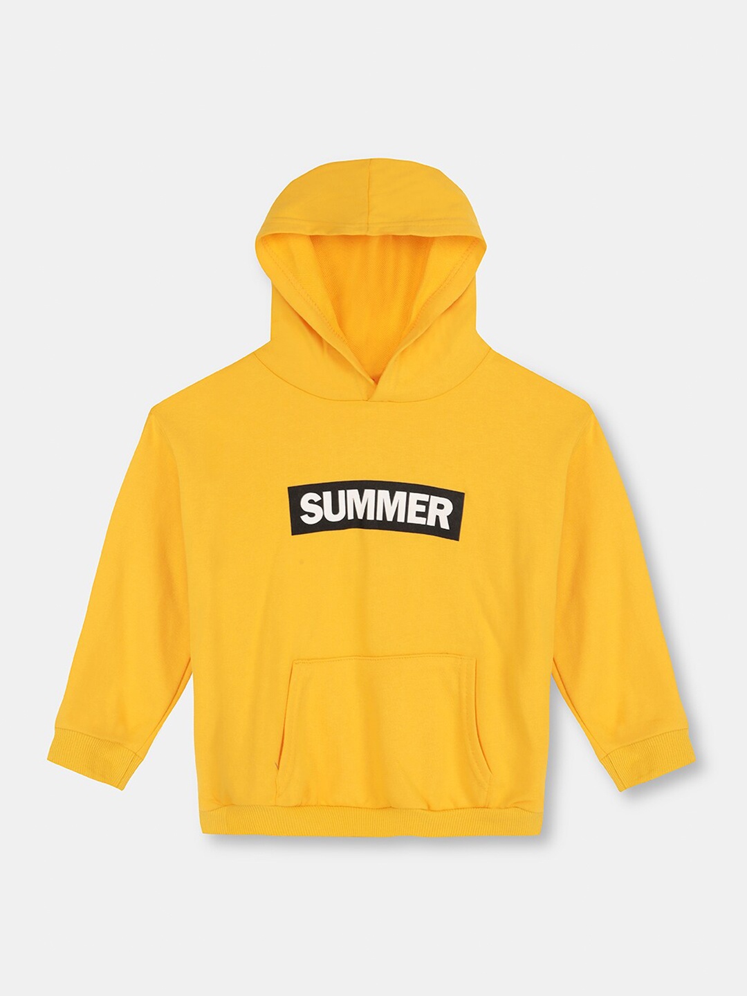 

Hopscotch Boys Yellow Hooded Sweatshirt