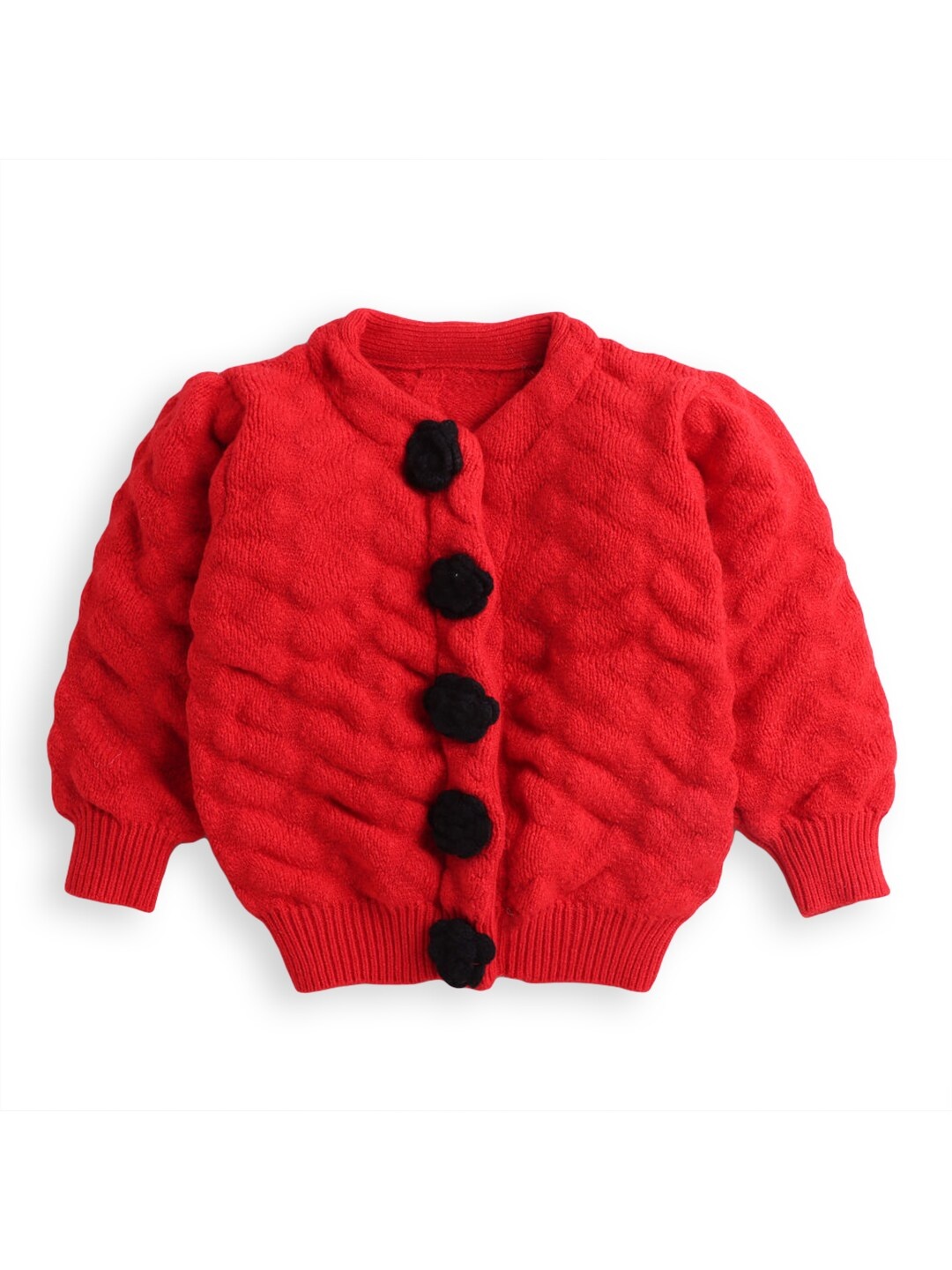 

Hopscotch Girls Red & Black Cardigan