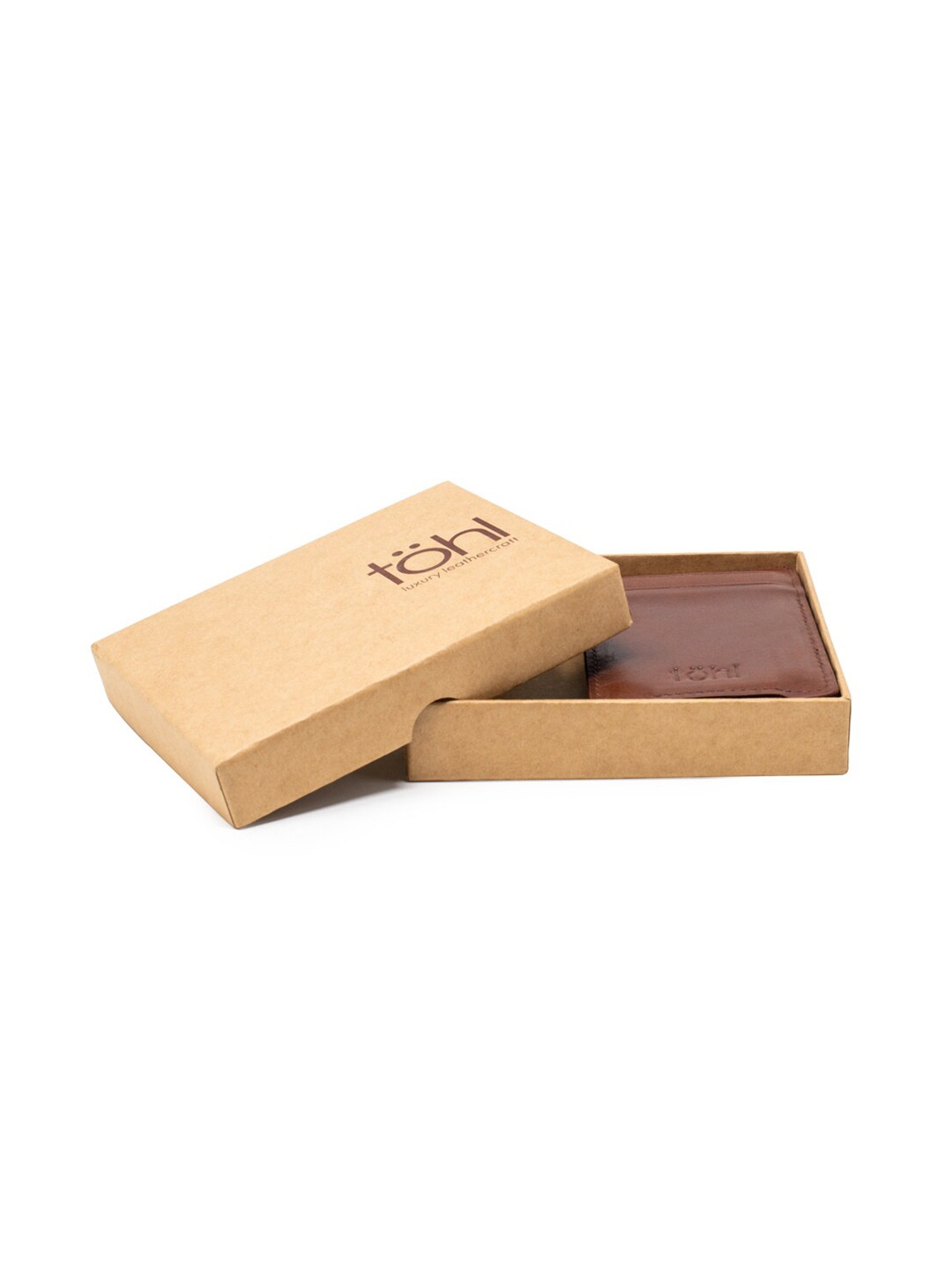 

tohl Men Brown Solid Leather Money Clip
