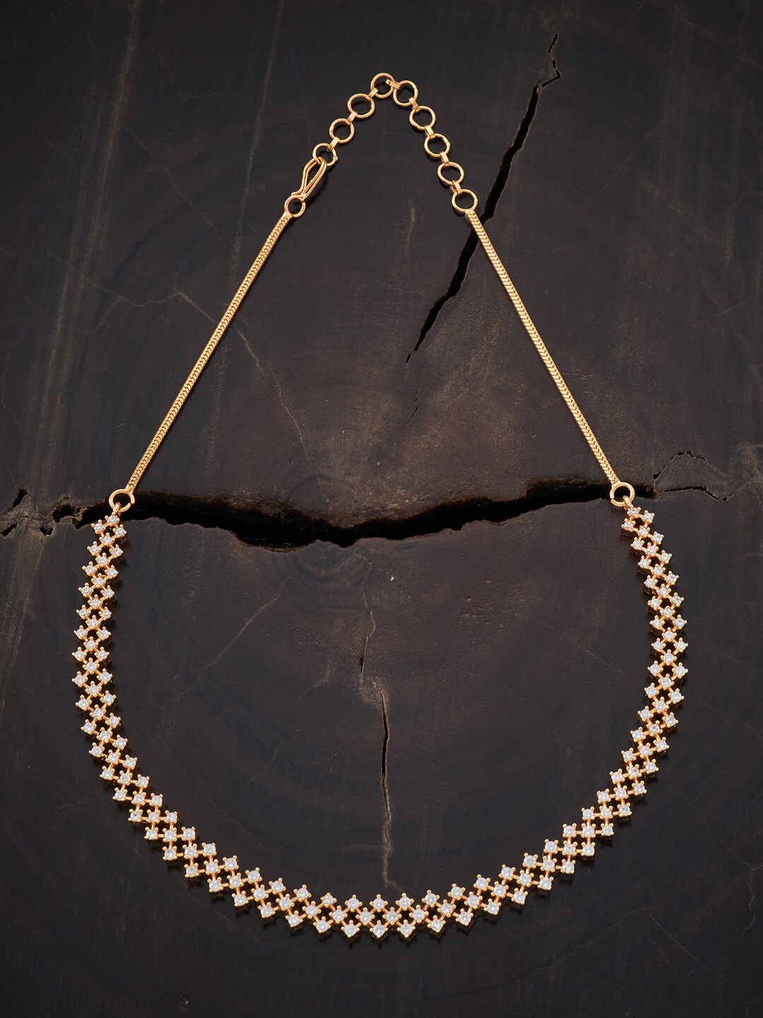 

Kushal's Fashion Jewellery Gold-Toned & White Gold-Plated Chain