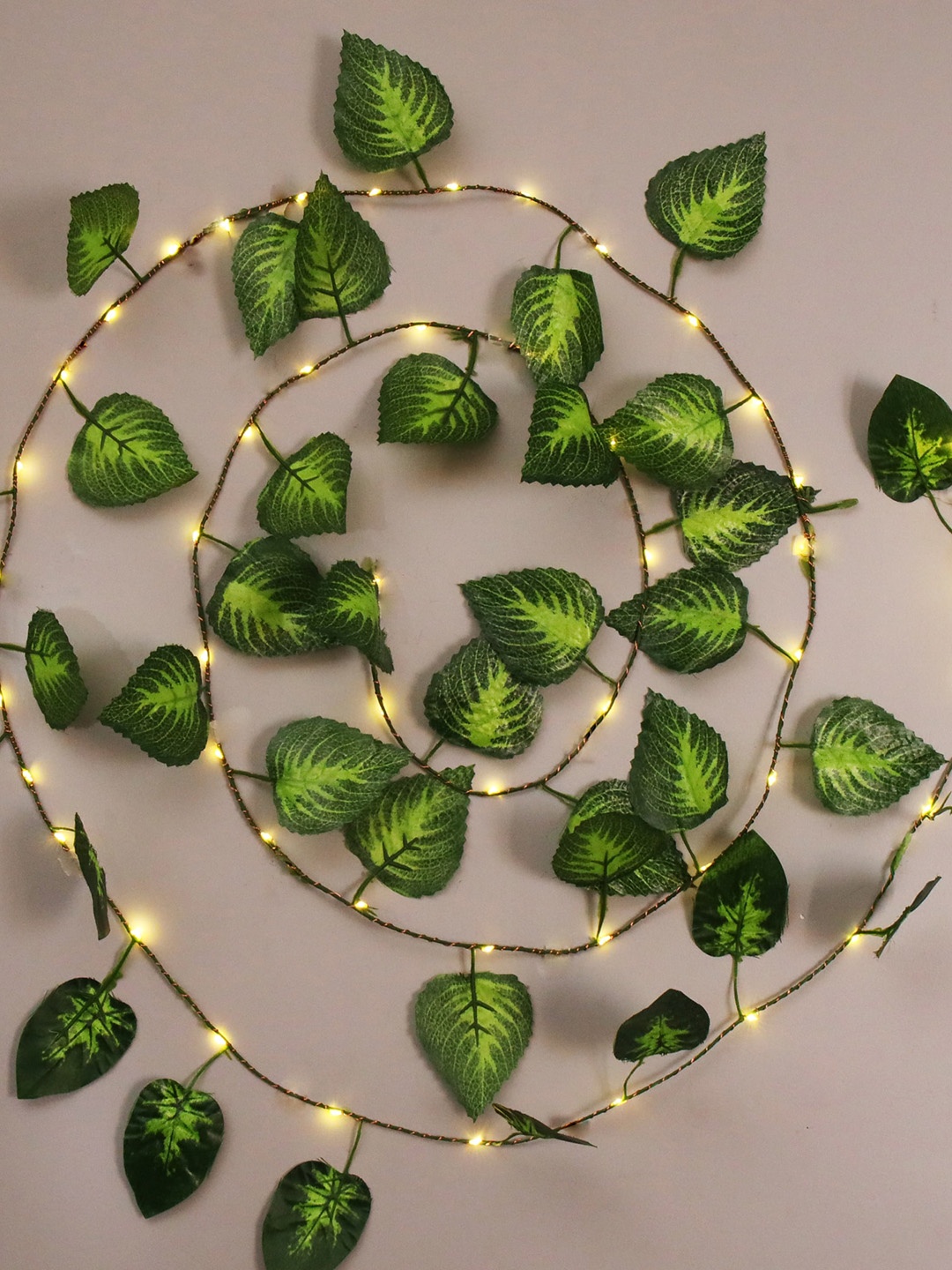 

Homesake Set of 2 Green Money Plant USB String Lights