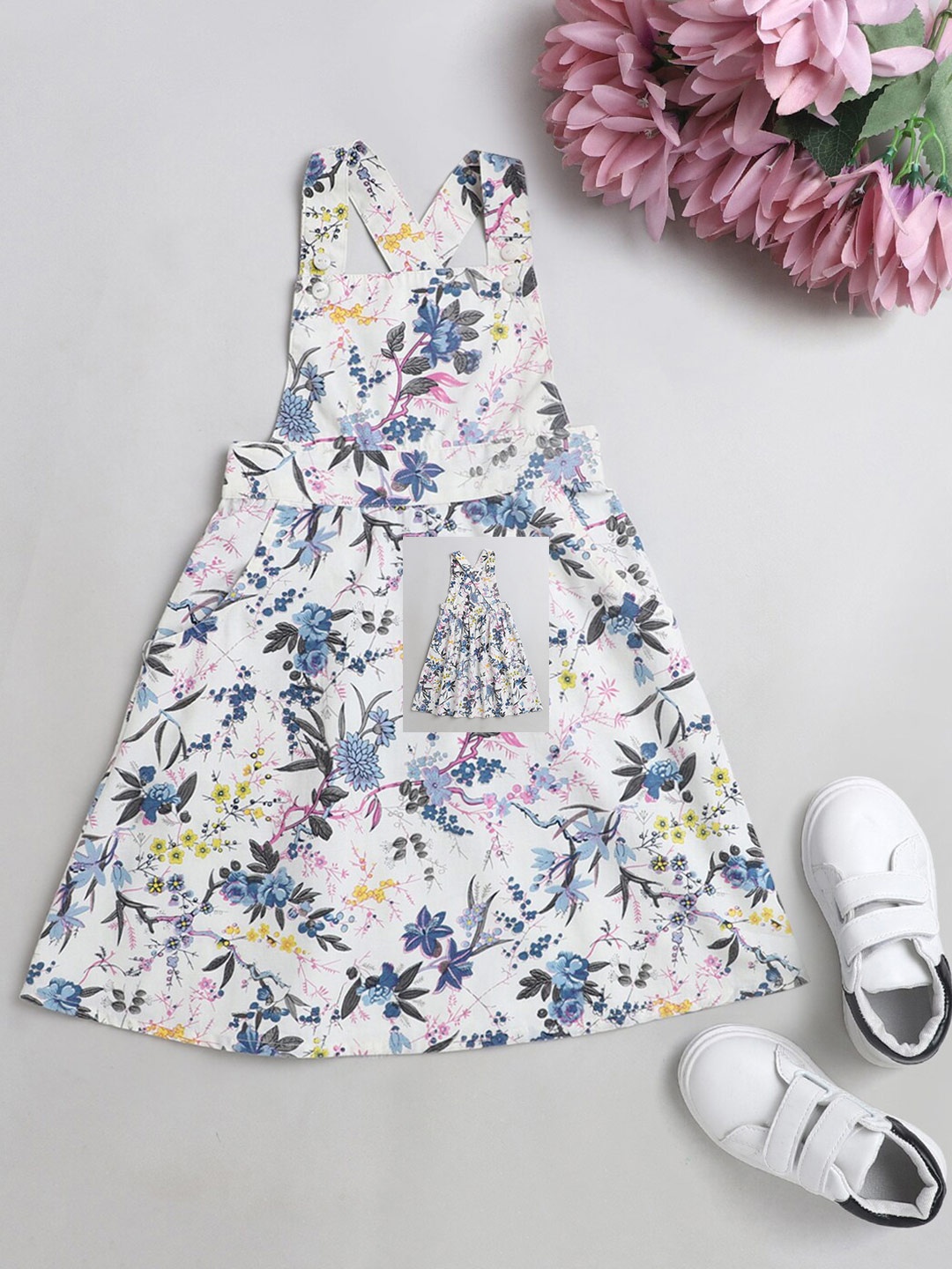 

The Magic Wand White Floral Dress