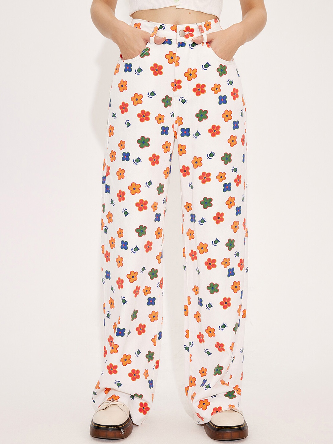 

URBANIC Women Multicoloured Relaxed Fit Jeans, Multi
