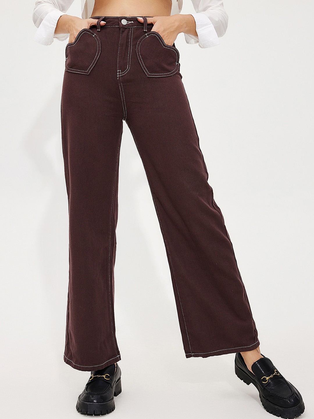 

URBANIC Women Brown Relaxed Fit Jeans