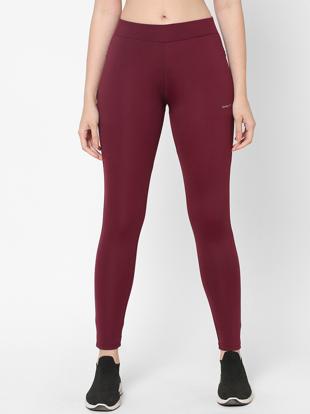 

Sweet Dreams Women Plus Size Maroon Anti Odour Solid Tights
