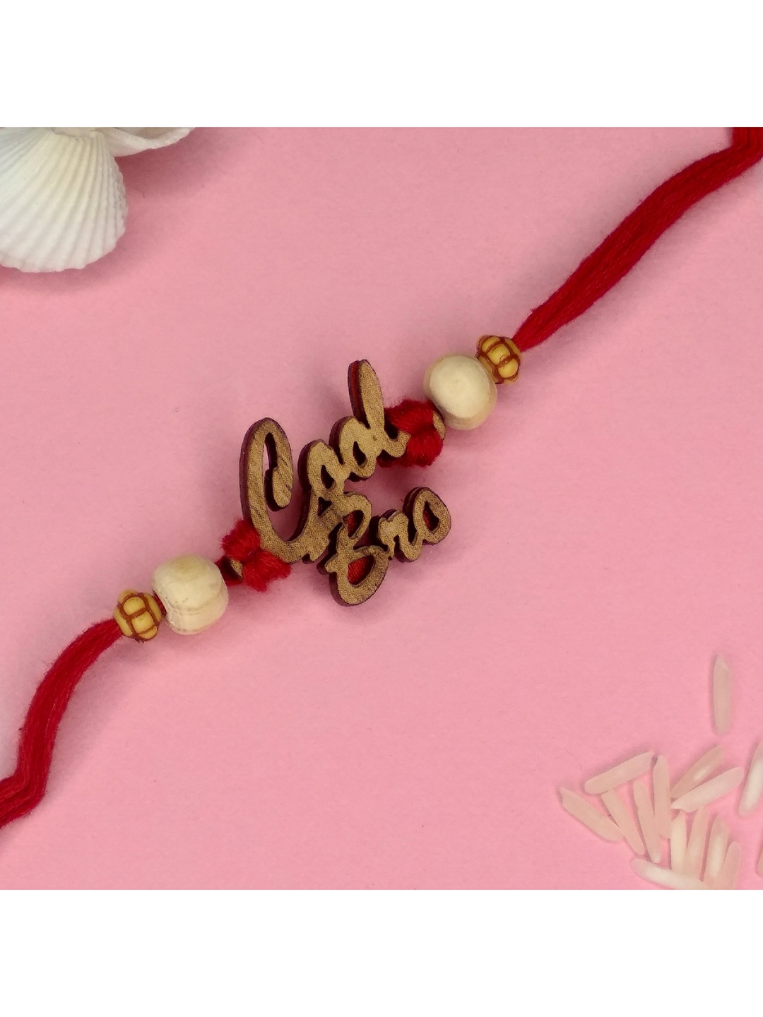 

CRAYTON Men Brown Designed Threaded Rakhi