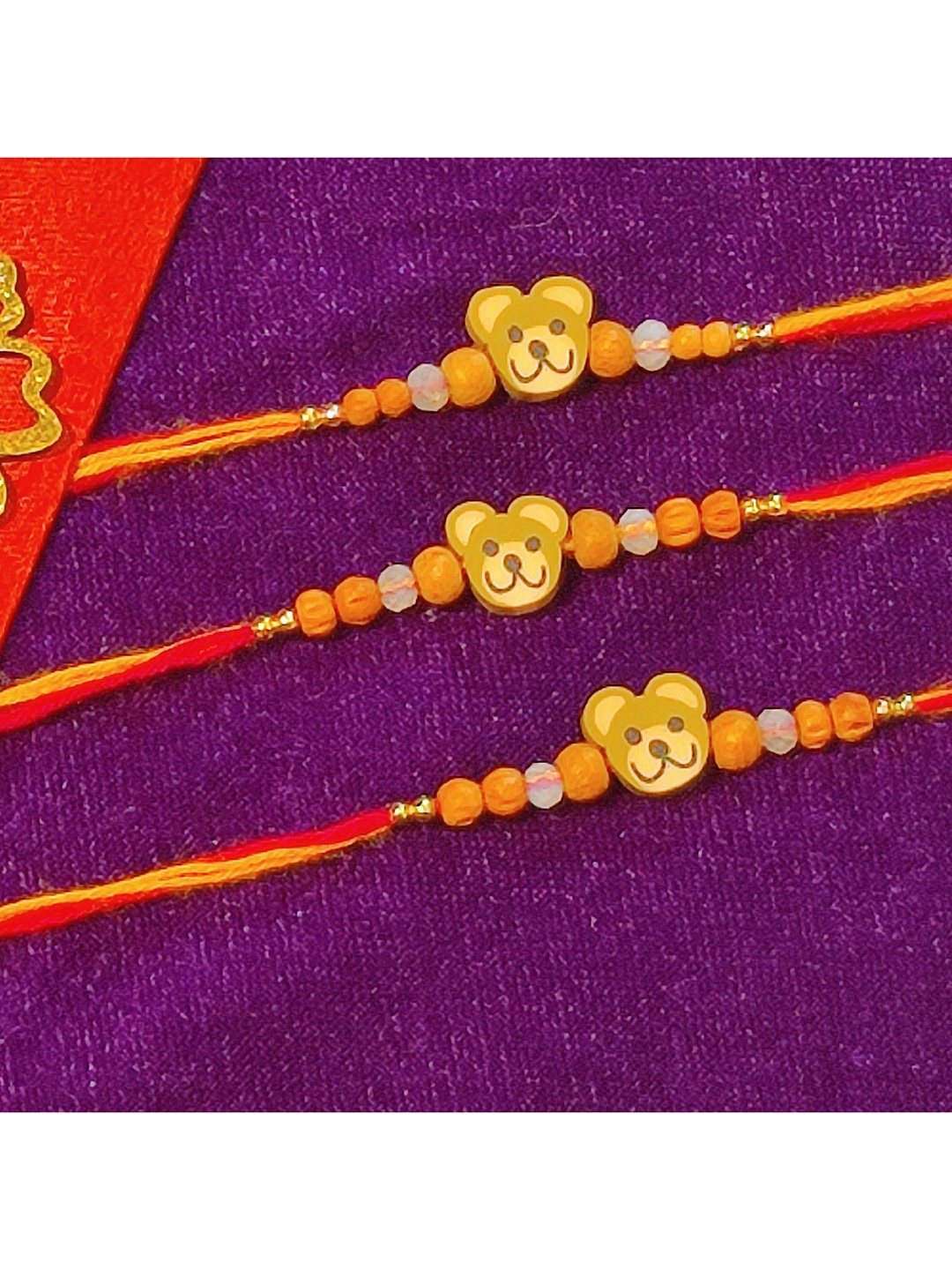 

CRAYTON Men Set Of 3 Multi-Coloured Rakhi