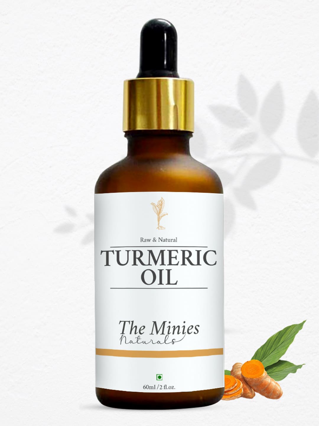 

The Minies Naturals Turmeric Oil for Blemish Free Skin - 60ml, Brown