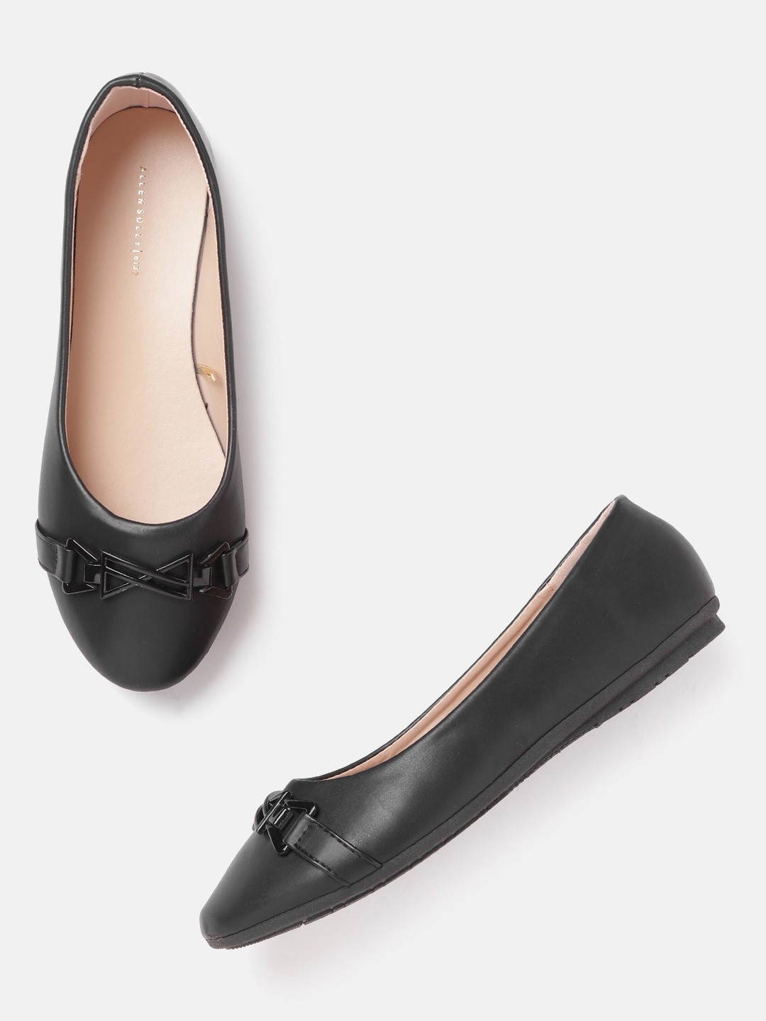

Allen Solly Women Black Solid Ballerinas