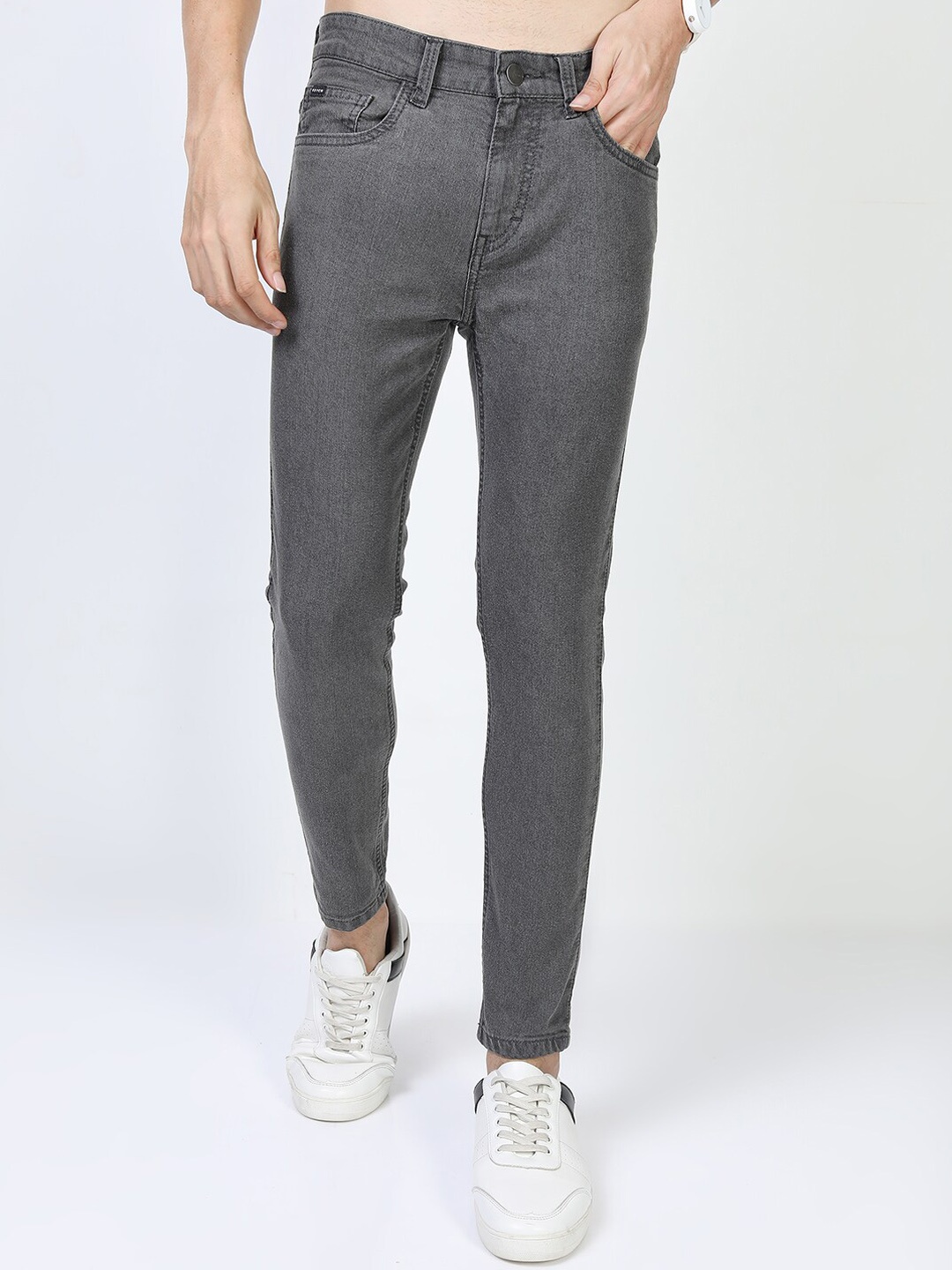 

KETCH Men Grey Skinny Fit Clean look Stretchable Jeans