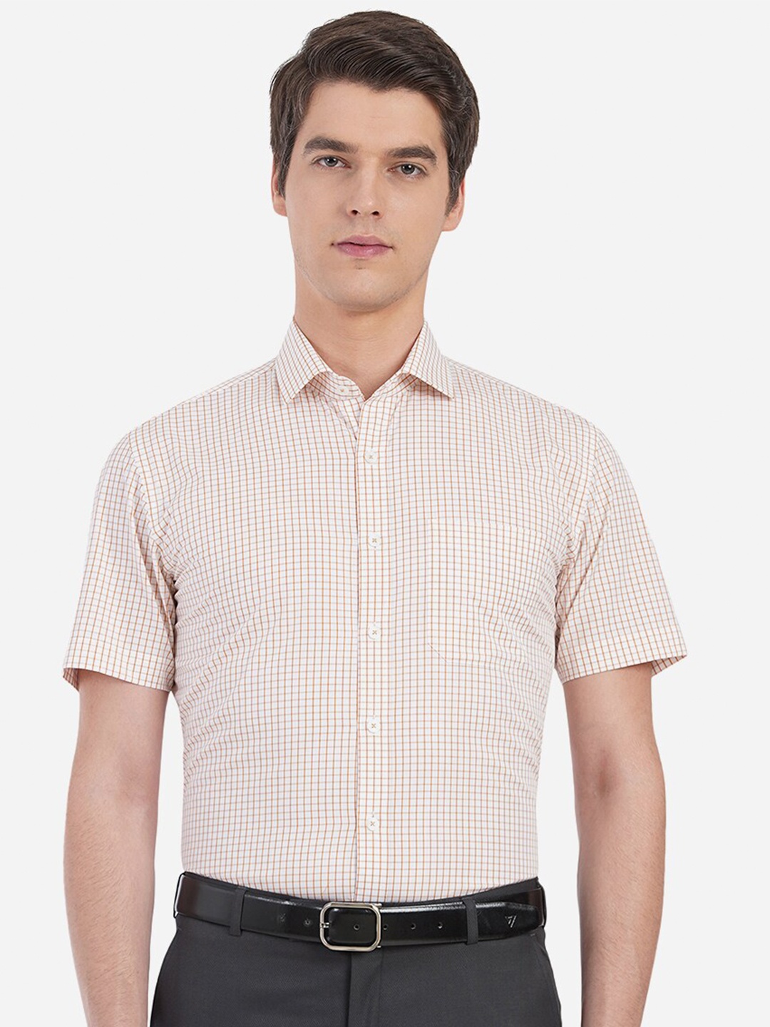 

JADE BLUE Men Multicoloured Custom Micro Checks Checked Casual Shirt, Multi