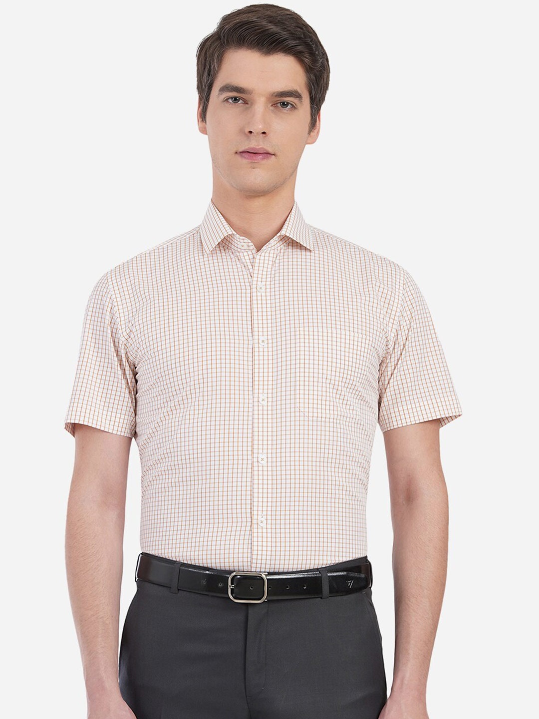 

JADE BLUE Men Multicoloured Custom Micro Checks Checked Casual Shirt, Multi