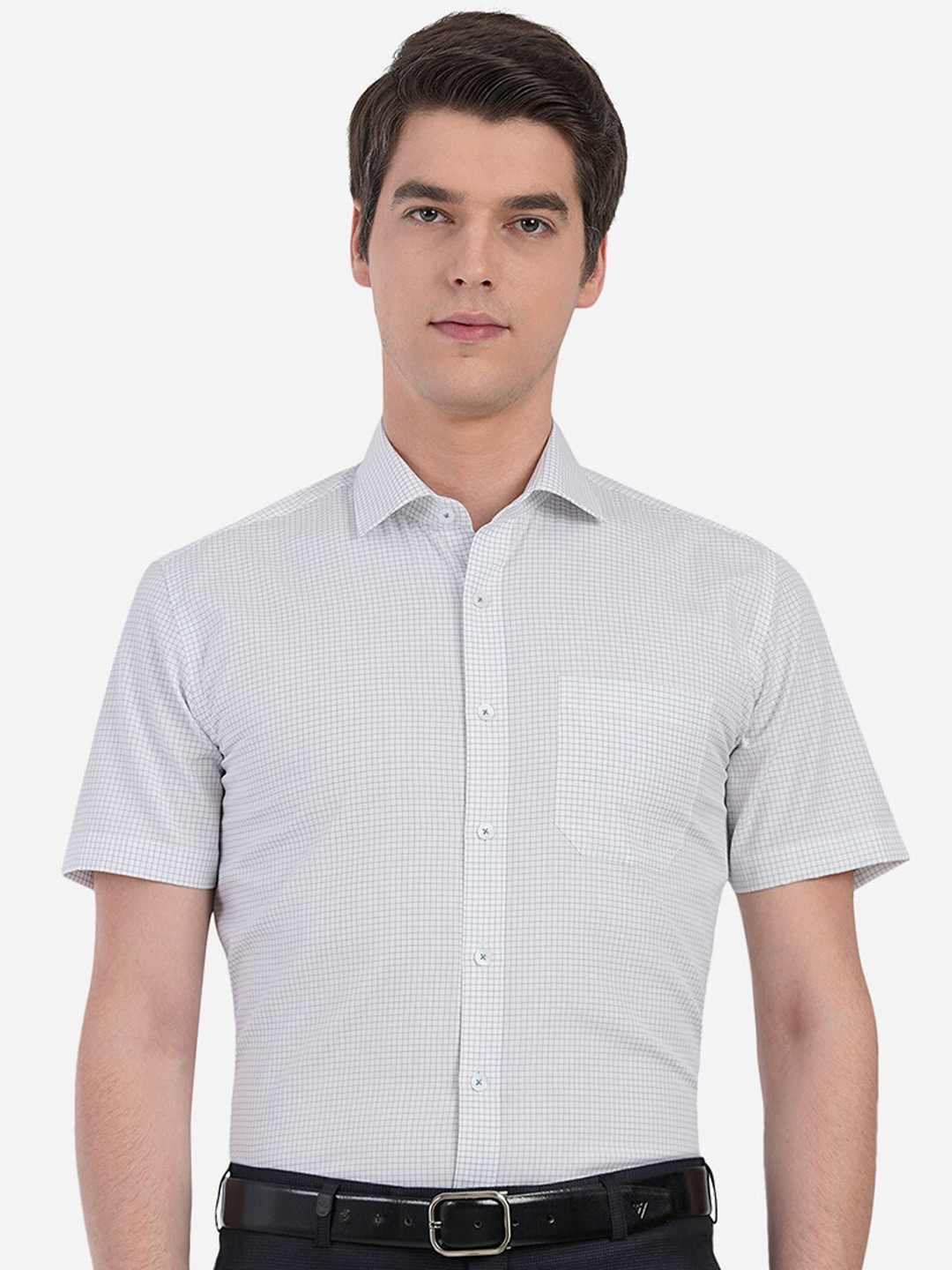 

JADE BLUE Men Blue Custom Printed Casual Shirt