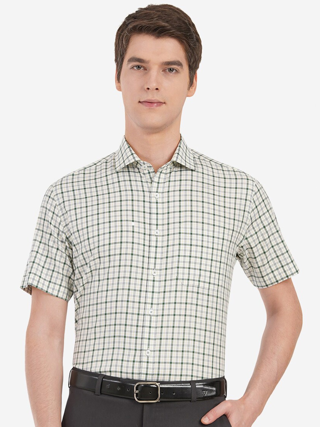 

JADE BLUE Men Multicoloured Custom Grid Tattersall Checks Checked Casual Shirt, Multi