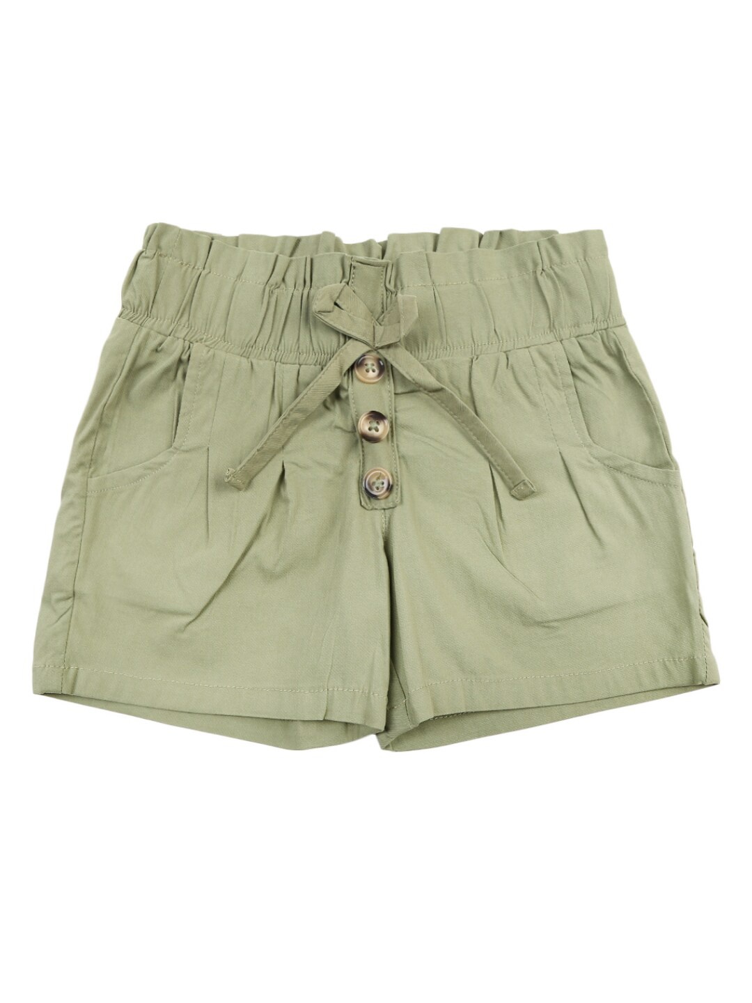 

V-Mart Girls Olive Green Shorts