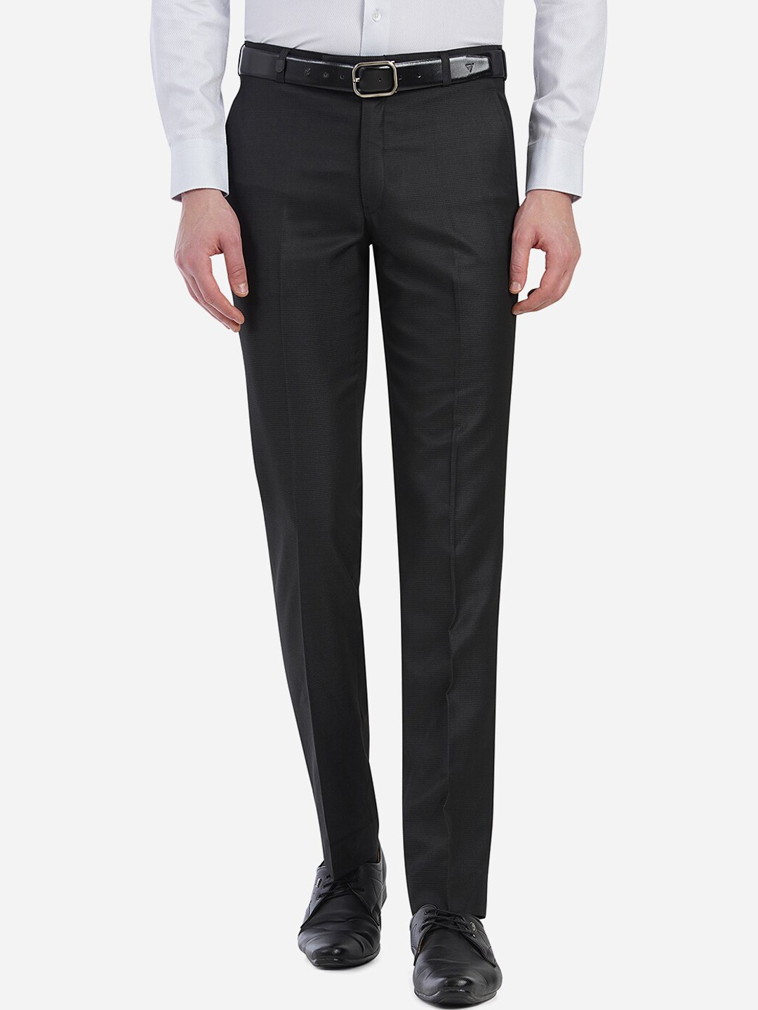 

JB STUDIO Men Black Custom Slim Fit Trousers
