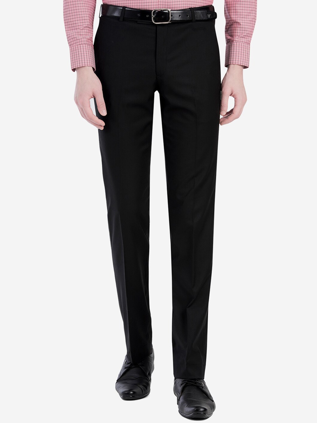 

METAL Men Black Custom Slim Fit Trousers