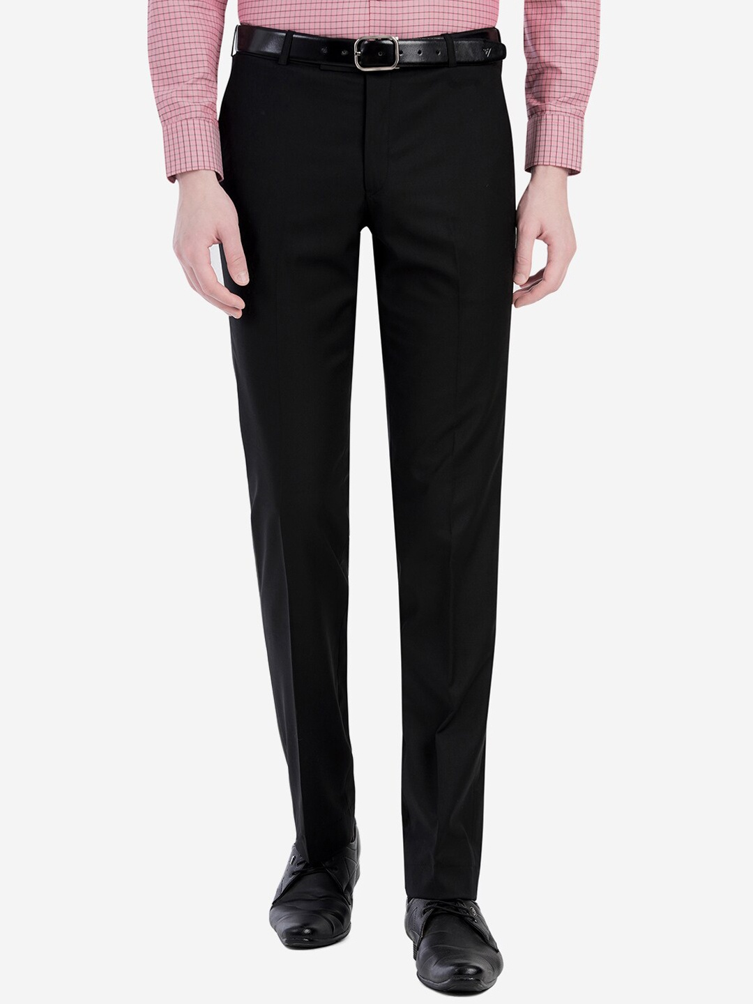 

METAL Men Black Custom Slim Fit Trousers