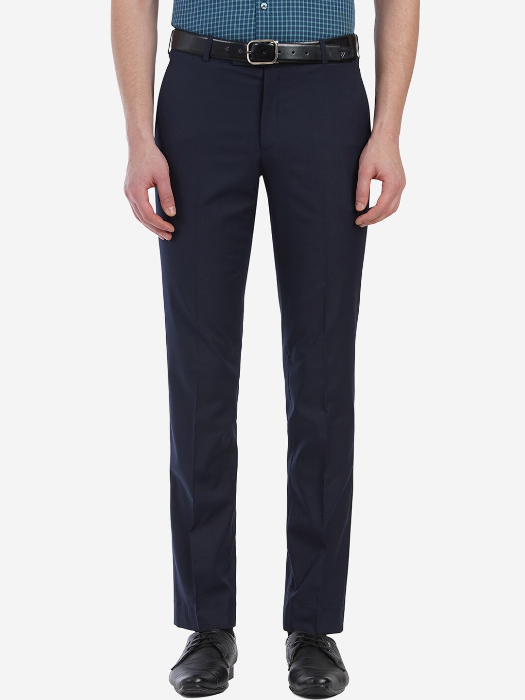 

METAL Men Blue Custom Slim Fit Trousers