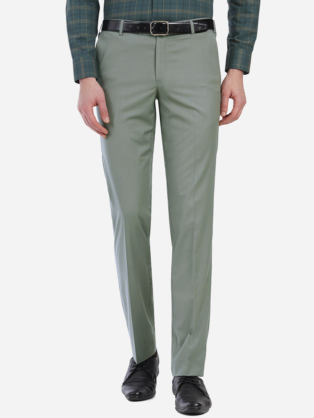 

METAL Men Green Custom Slim Fit Trousers