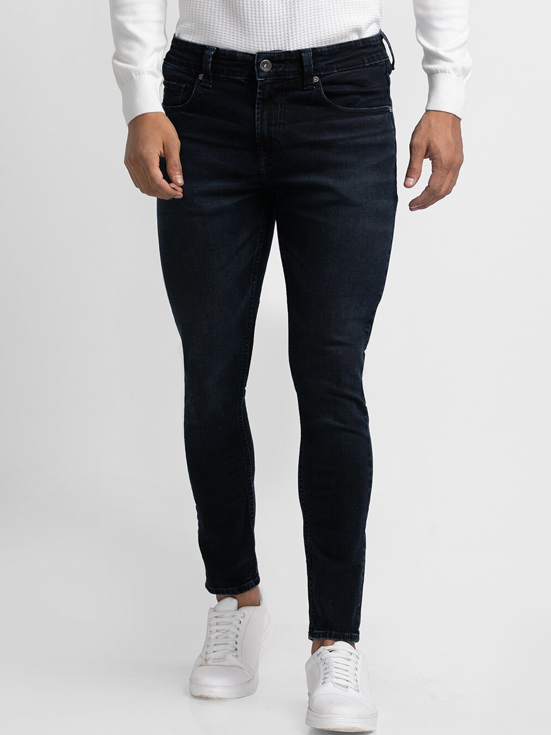 

SPYKAR Men Blue Tapered Fit Jeans