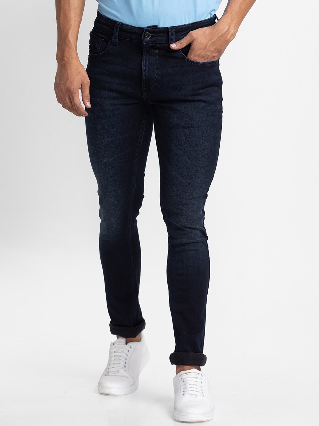 

SPYKAR Men Blue Light Fade Jeans