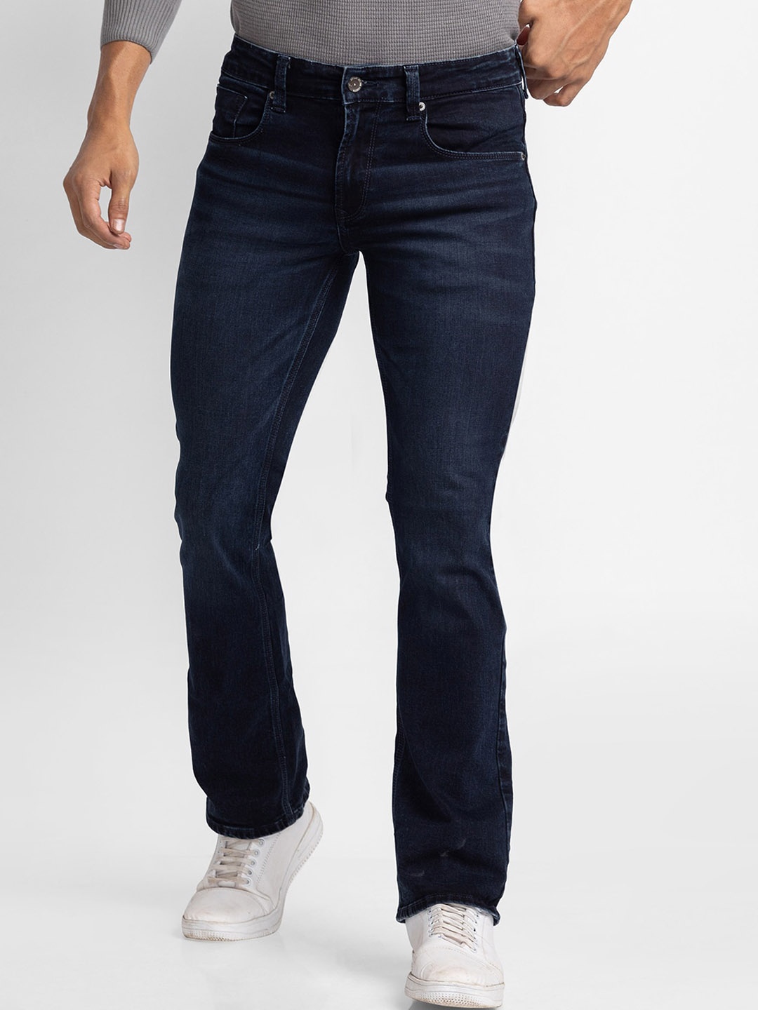 

SPYKAR Men Blue Relaxed Fit Light Fade Jeans