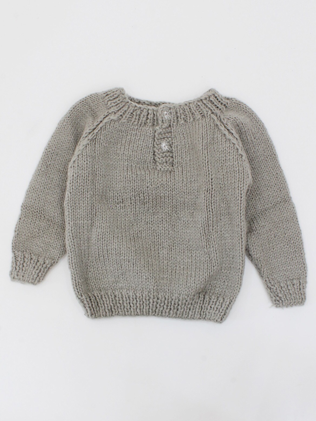 

Woonie Unisex Kids Grey & Pink Pullover