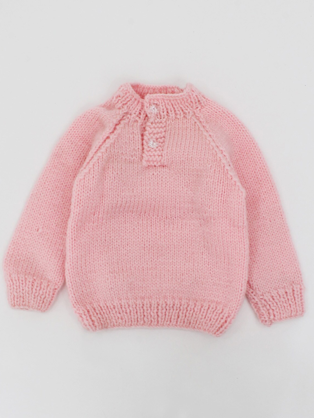 

Woonie Kids Pink & Grey Self Design Acrylic Pullover