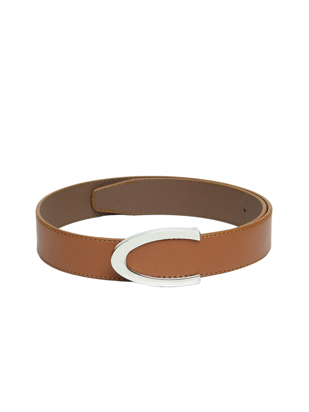 

Calvadoss Women Tan Brown Solid Belt