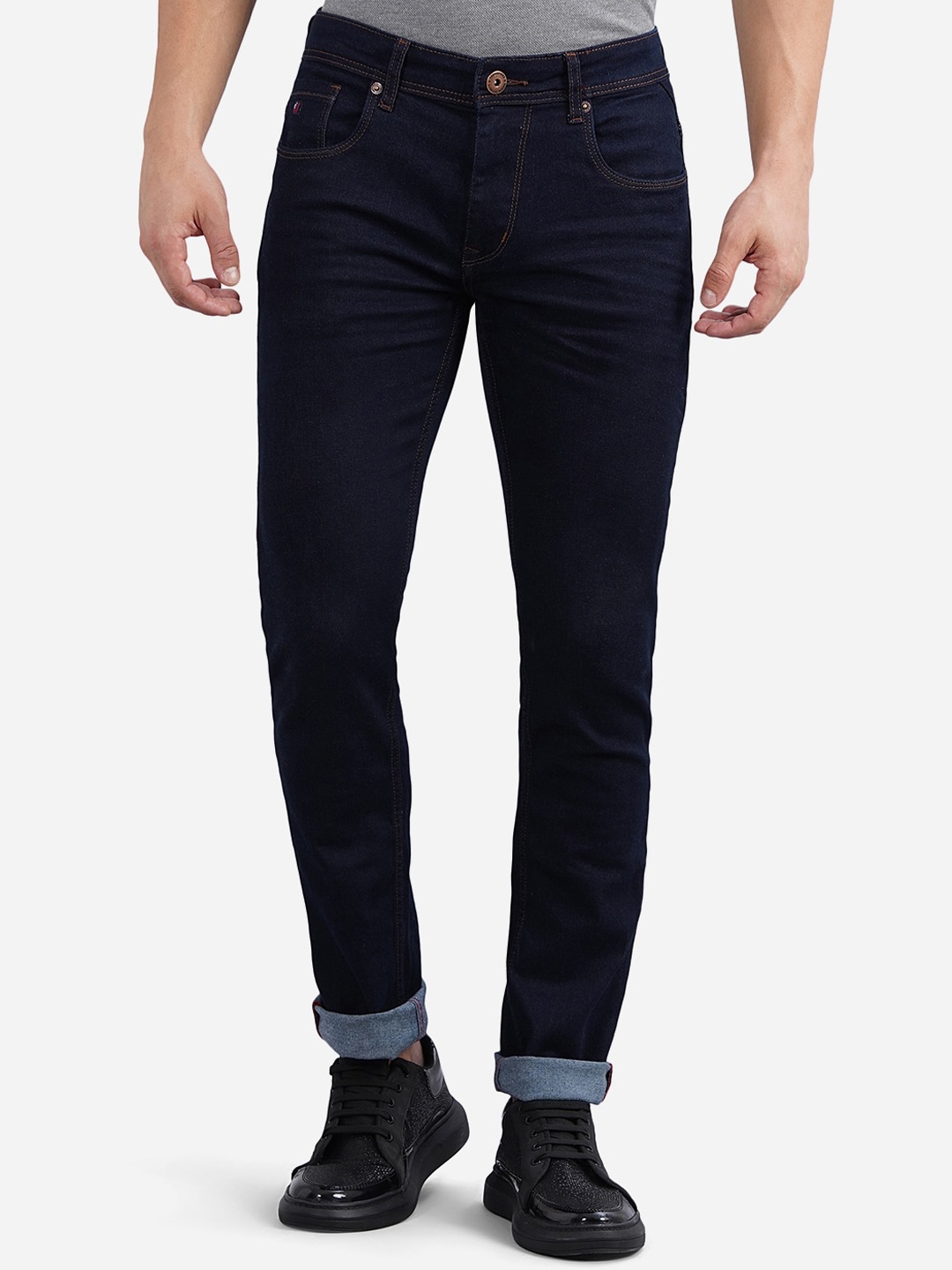 

Greenfibre Men Blue Narrow Slim Fit Jeans