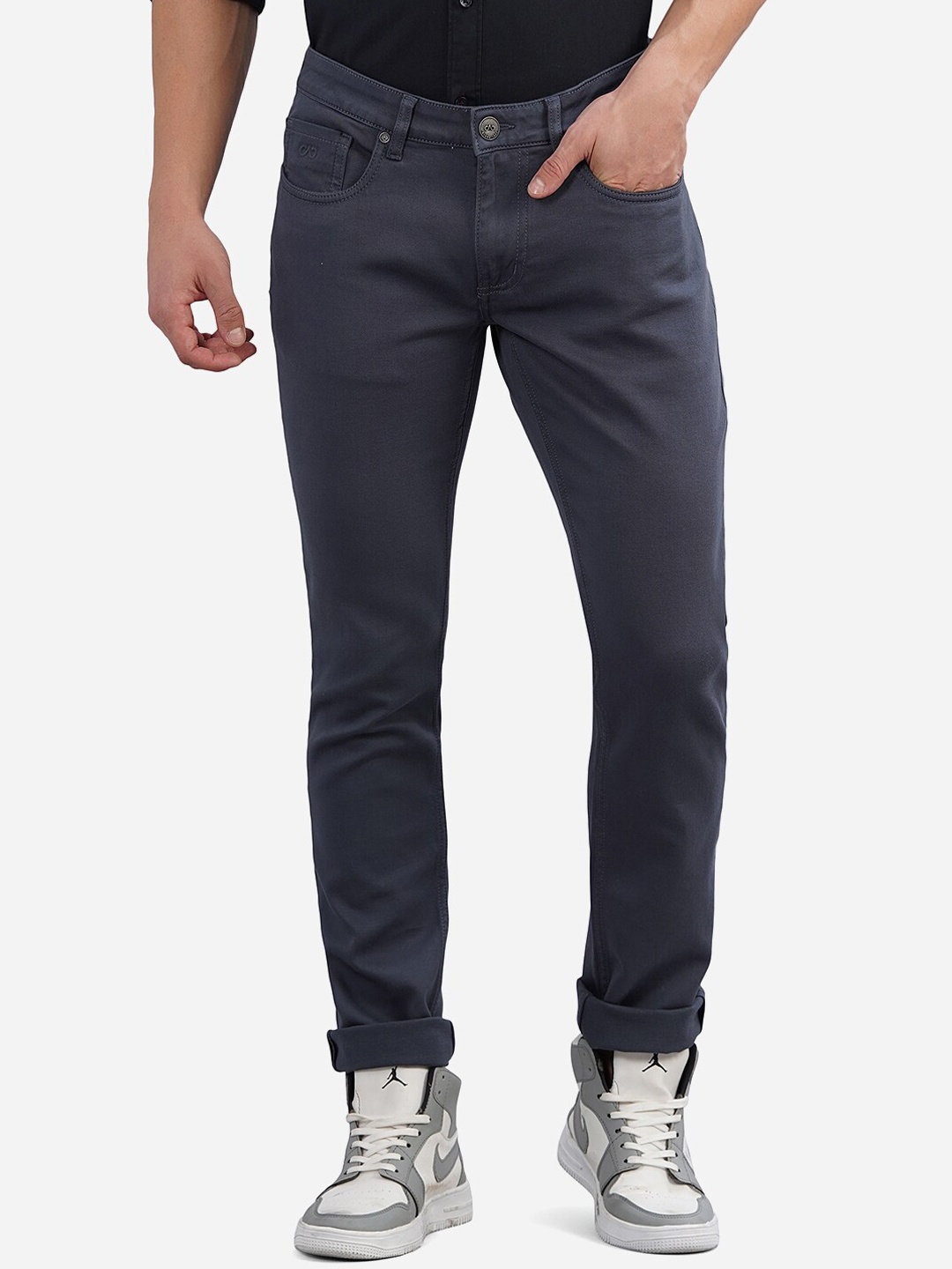 

JADE BLUE Men Blue Narrow Slim Fit Jeans