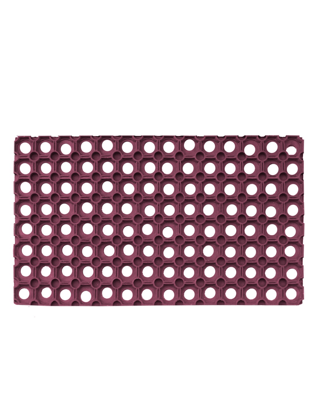 

LUXEHOME INTERNATIONAL Violet Solid Anti-Skid Doormats