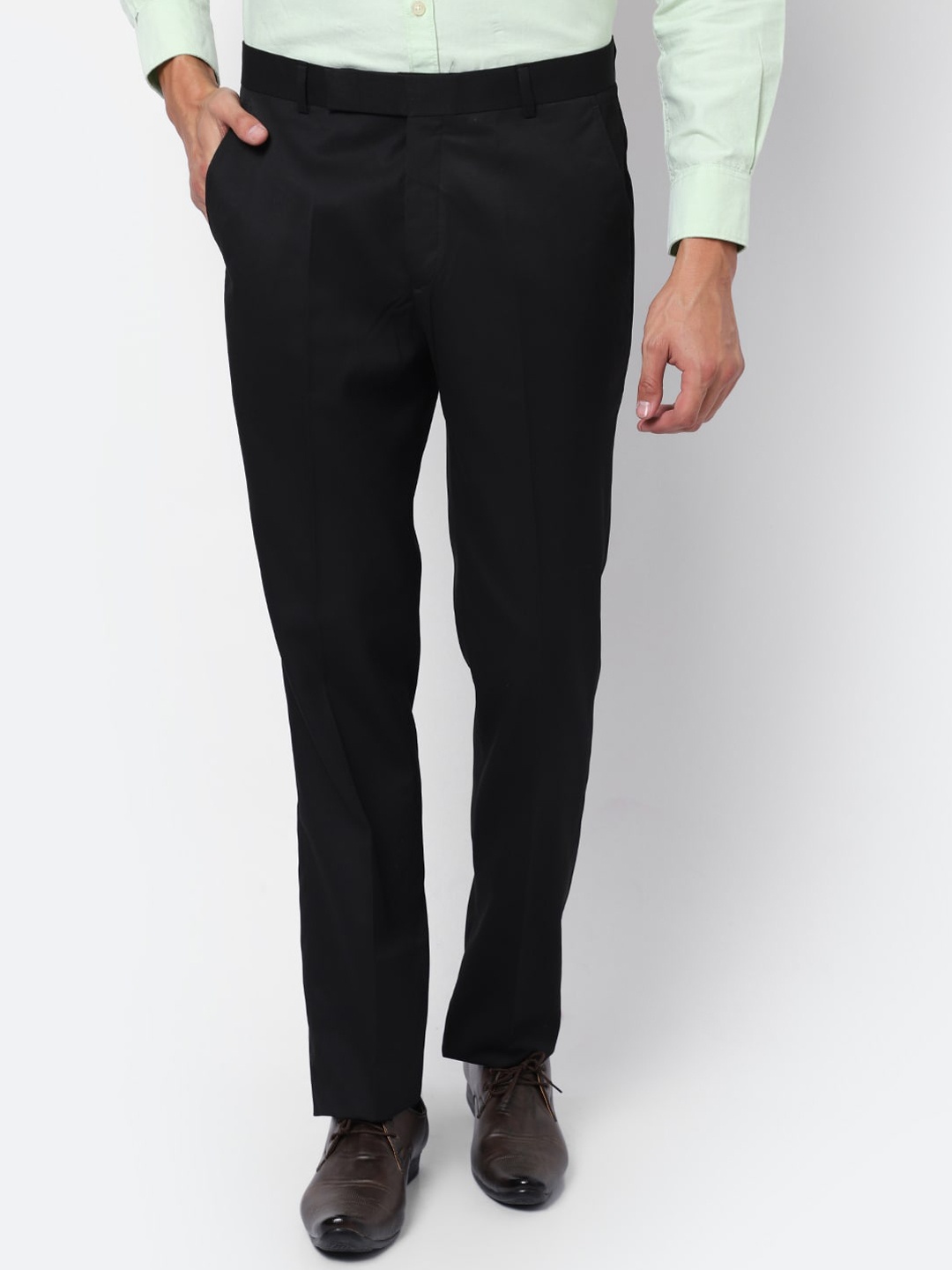 

Cantabil Men Black Trousers