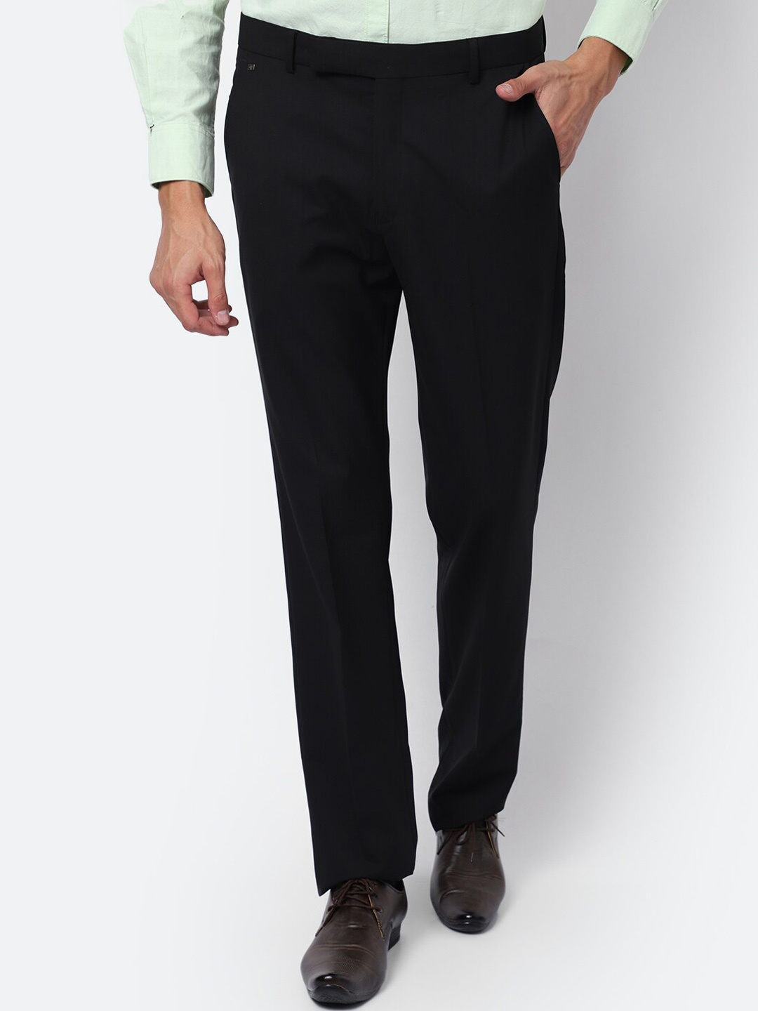

Cantabil Men Black Trousers