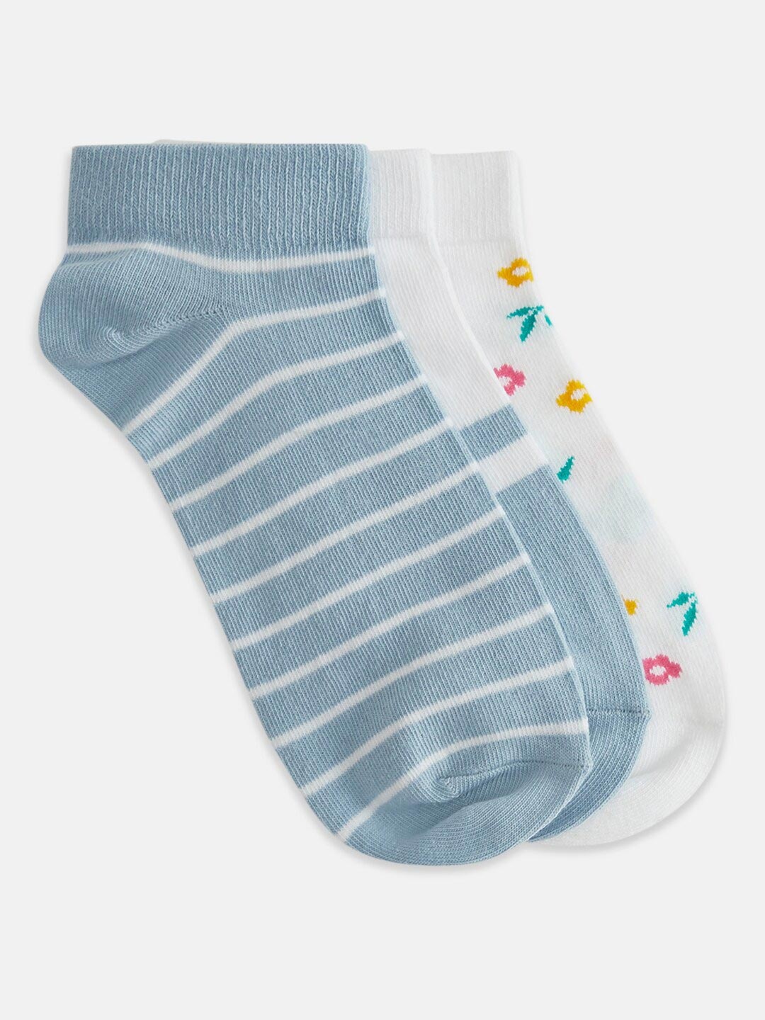 

Honey by Pantaloons Women Pack Of 3 Assorted Ankle-Length Socks