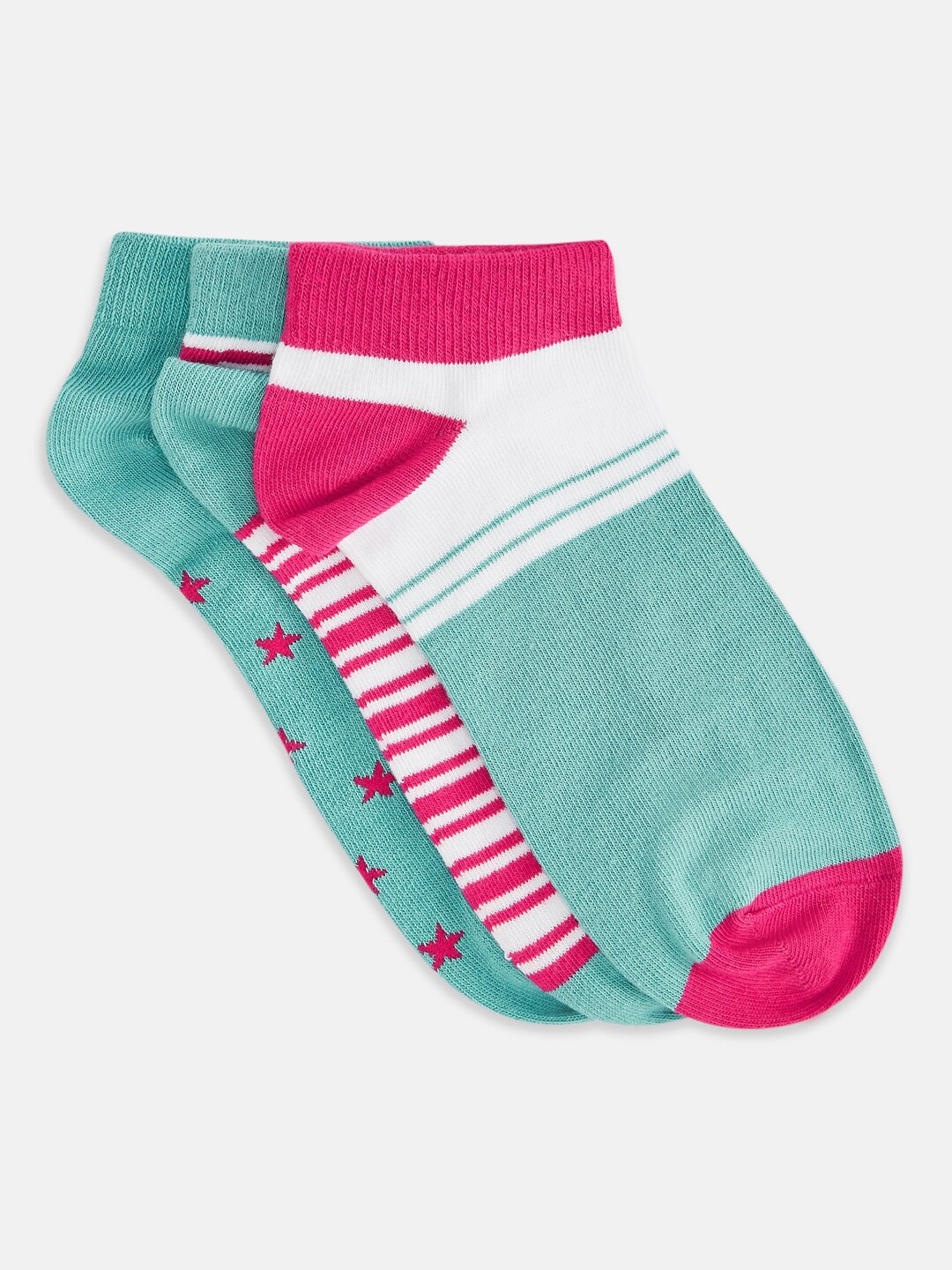 

Honey by Pantaloons Women Pack Of 3 Assorted Ankle-Length Socks