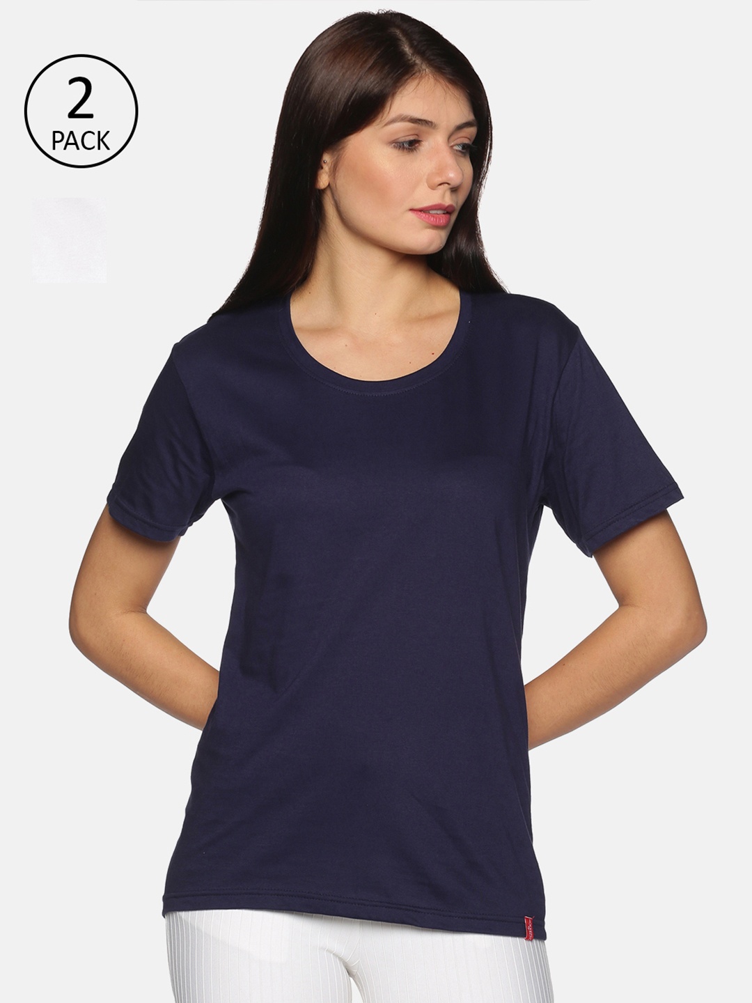 

NOT YET by us Women White 2 T-shirt