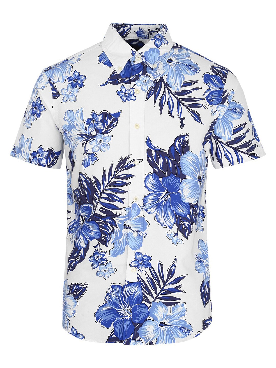 

Polo Ralph Lauren Men Blue Printed Cotton Shirts