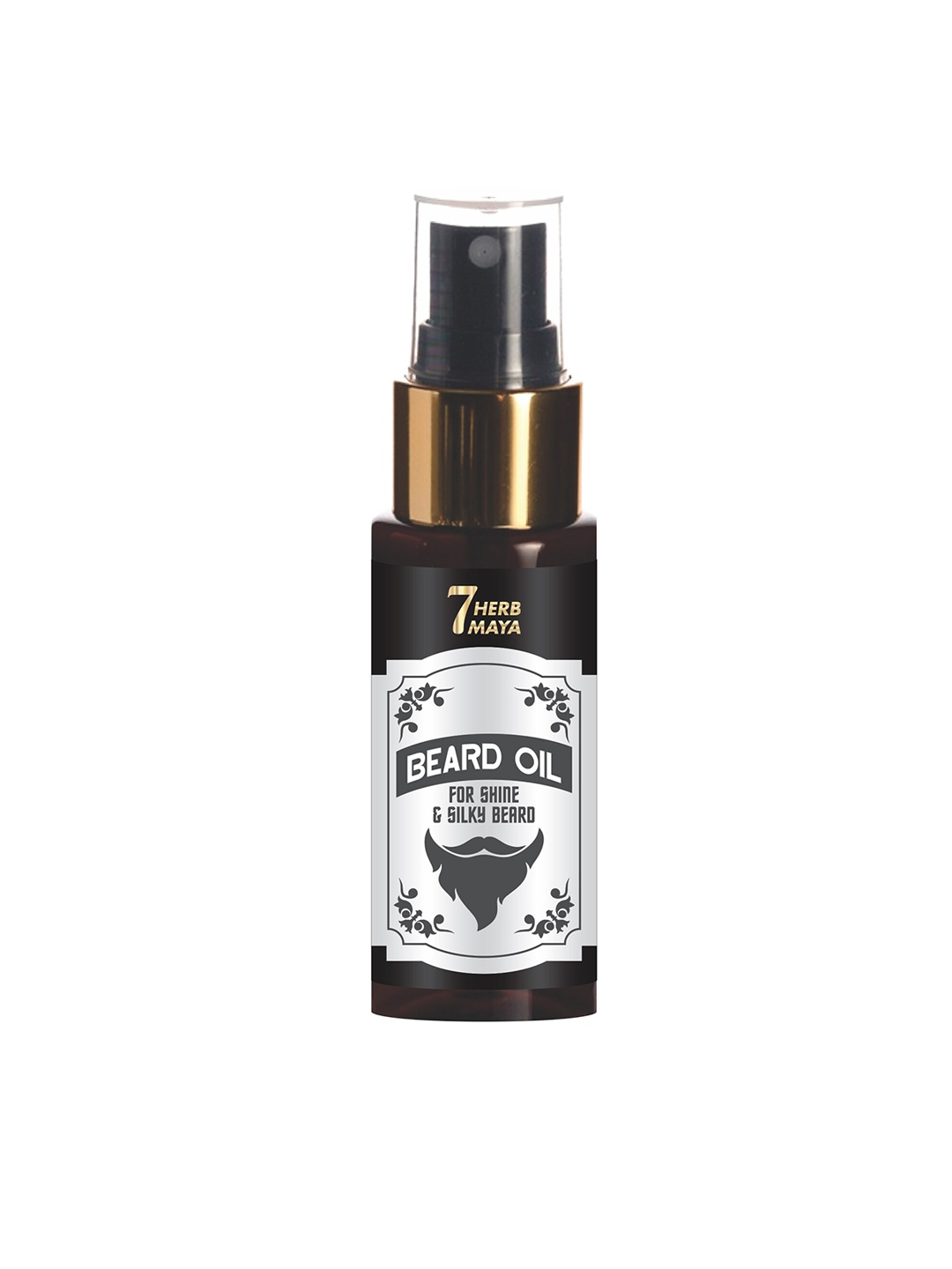 

7Herbmaya Men Beard Oil 30 ml, Transparent