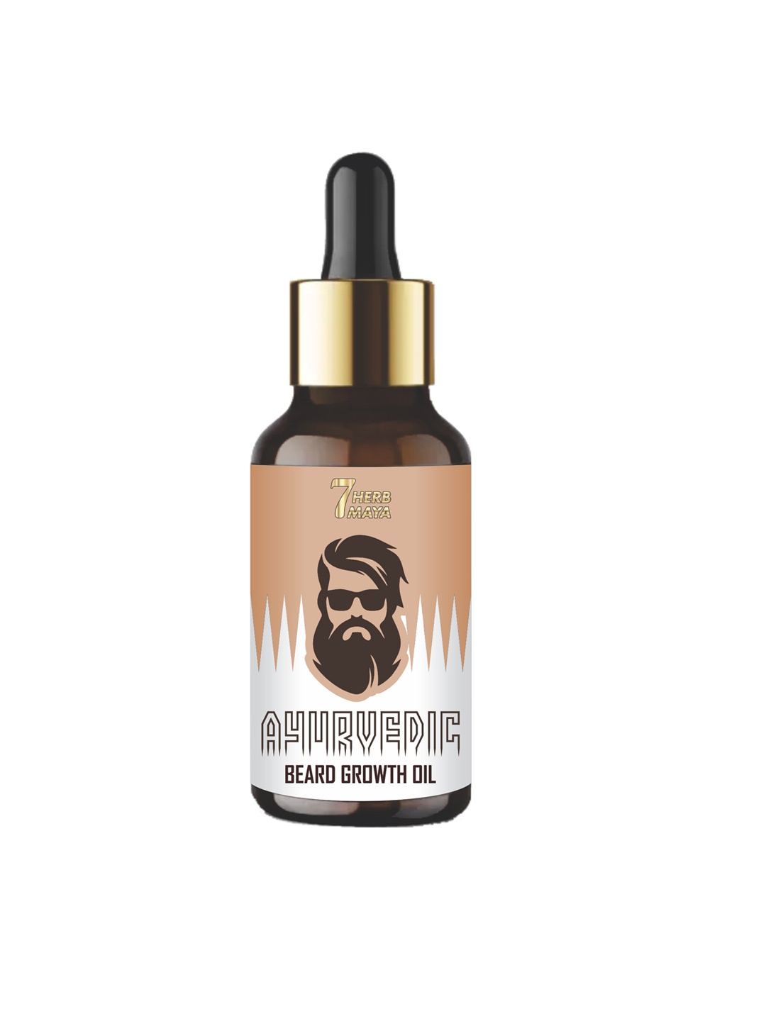 

7Herbmaya Men Ayurvedic Beard Growth Oil - 30ml, Transparent