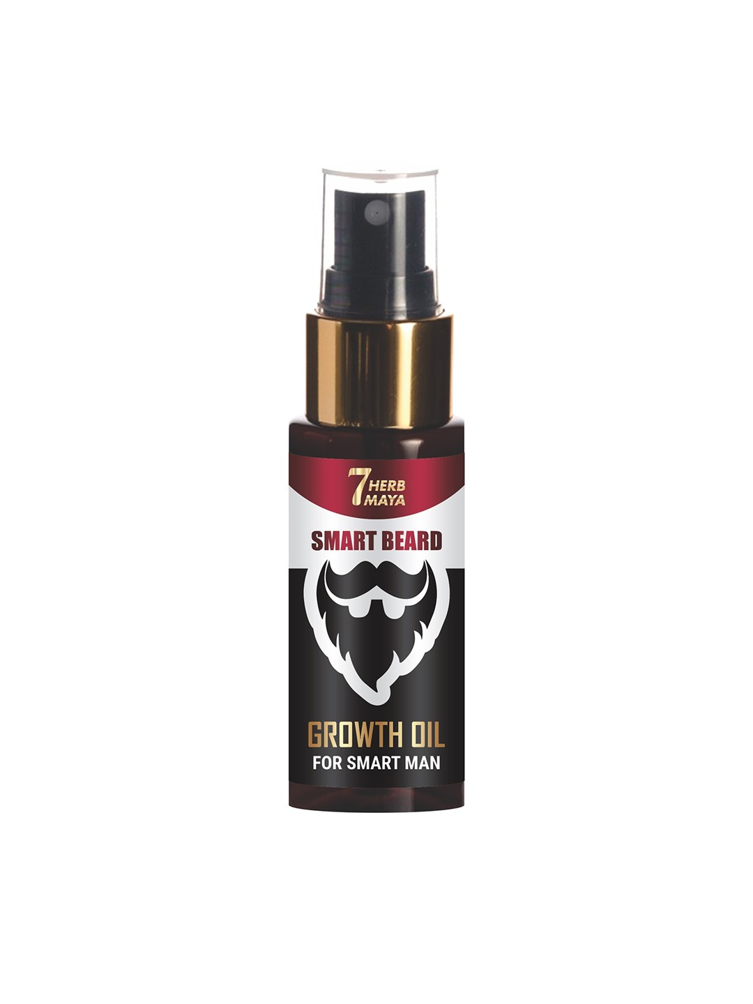 

7Herbmaya Men Smart Beard Growth Oil - 30ml, Transparent