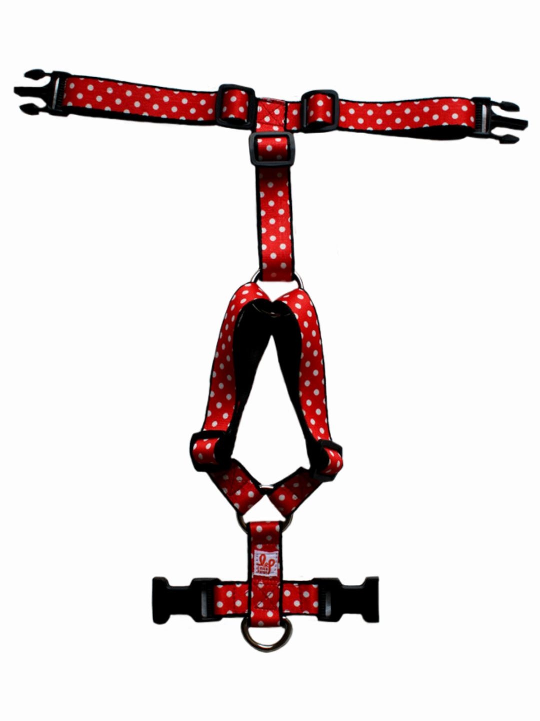 

LANA PAWS Red & White Printed Dog Harnesses