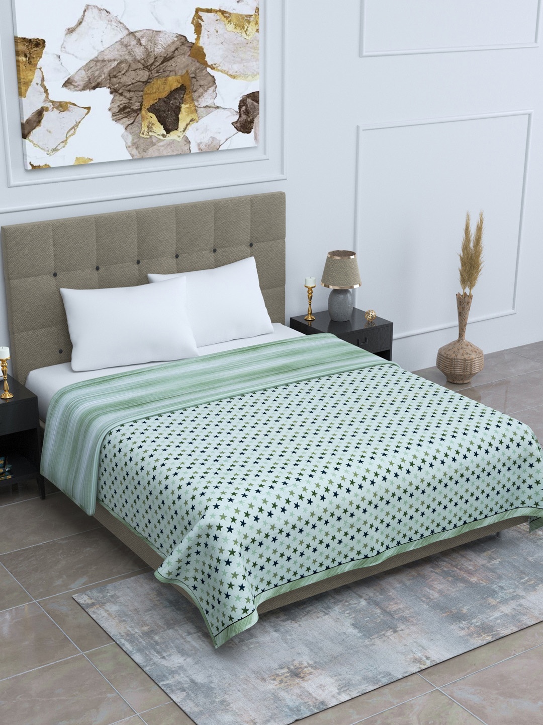 

Home Fresh Unisex Multi Blankets Quilts and Dohars, White